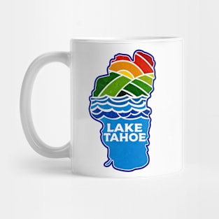 Lake Tahoe California Nevada Skiing Mountains Ski Boating Hiking Mug